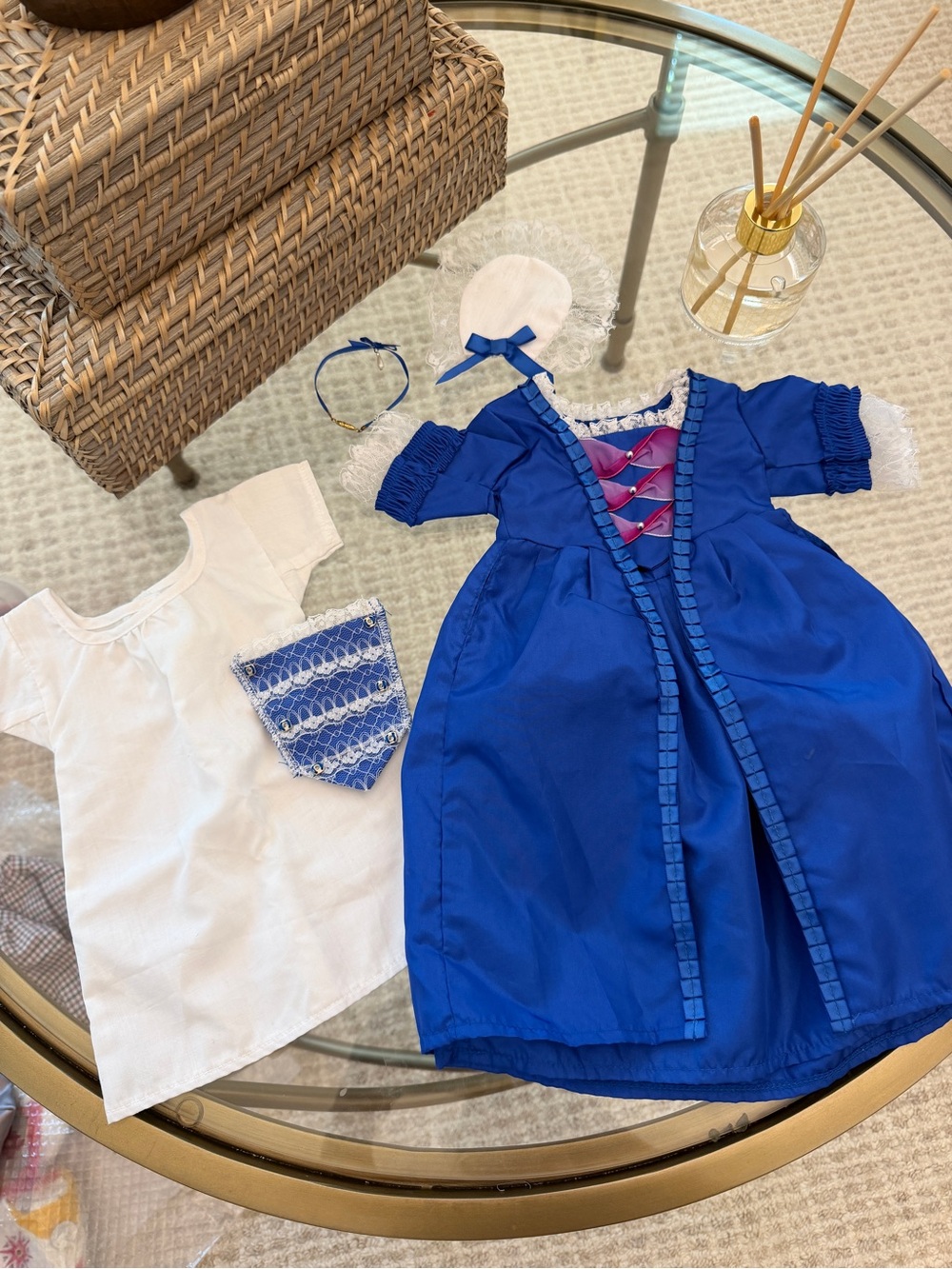 American Girl Felicity Holiday Gown
